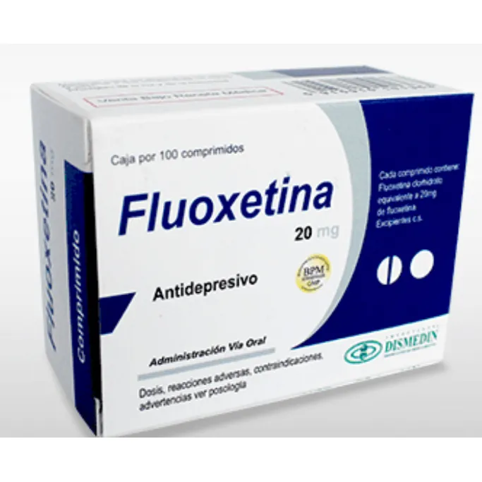 FLUOXETINA 20 MG CAJA X 100 COMPRIMIDOS - Ecofarma